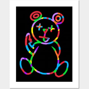 Neon Bear Posters and Art